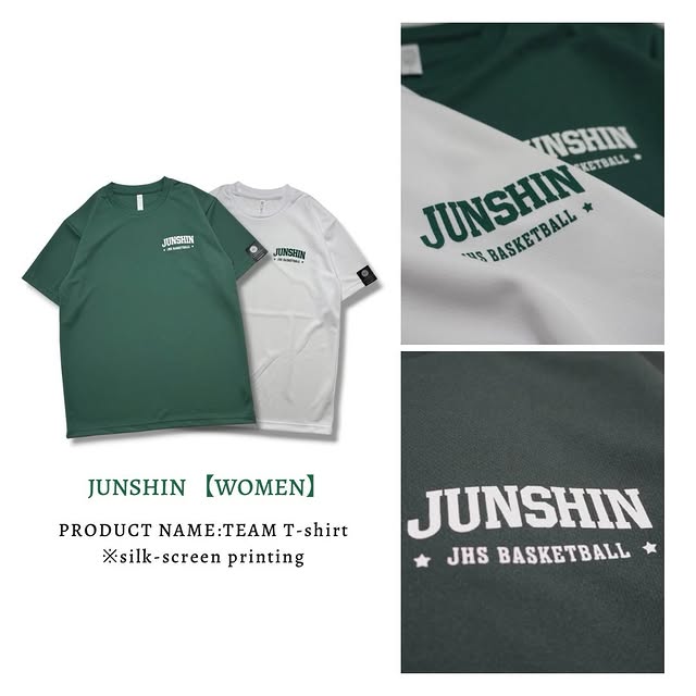 JUNSHIN / WOMENのチームTシャツ